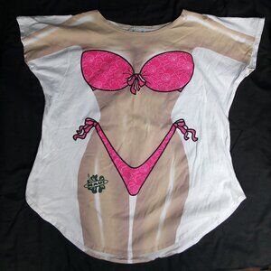 Vintage My Bikini Maui AOP Graphic T-Shirt